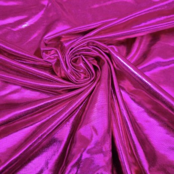 Metallic Lycra fabric - pink