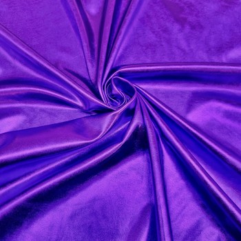 Tissu lycra métallique de couleur violet