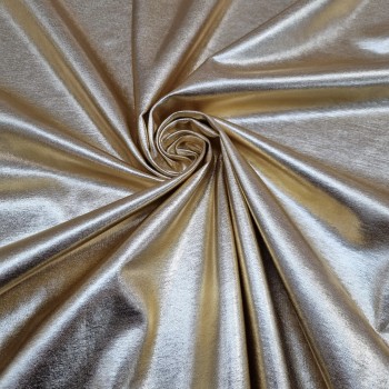 Metallic Lycra fabric - gold