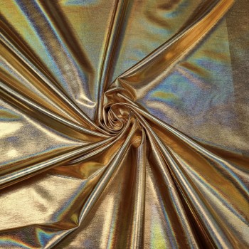Metallic Lycra fabric Irily by meter for the manufacture of costumes