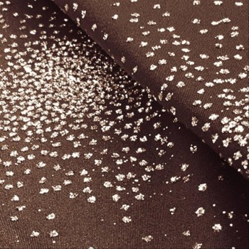 Large sequin lycra fabric - brown