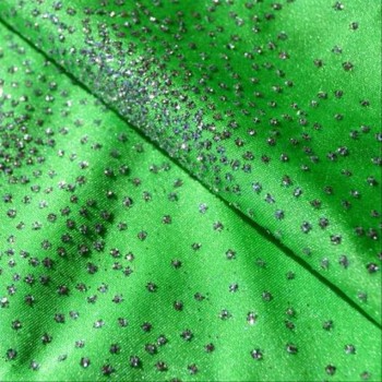Lycra grandes lentejuelas - verde
