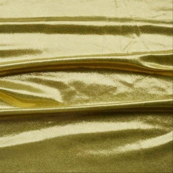 Tejido de lycra empolvado - oro