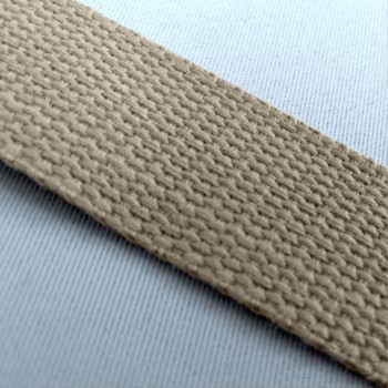 Sangle 100% coton 30 mm - beige