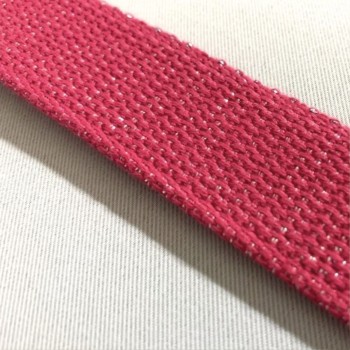 Sangle LUREX 30 mm - fuchsia