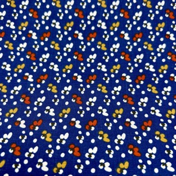 Tissu Coton Fida Marine