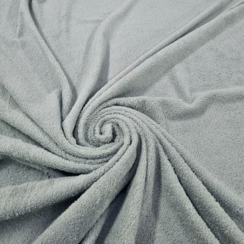 Water green cotton terry cloth by meter for creating