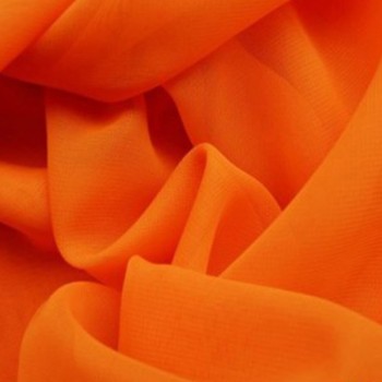 Tissu Mousseline Orange au Mètre pour l'Habillement : Prêt à porter, Tutu, Robe de Danse