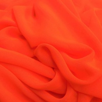 Tissu Mousseline Orange fluo au Mètre pour l'Habillement : Prêt à porter, Tutu, Robe de Danse