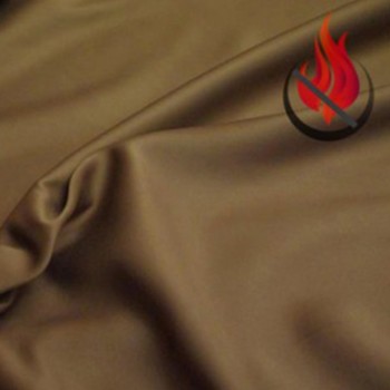 Non-fire blackout fabric M1 300 cm brown per meter for making curtains