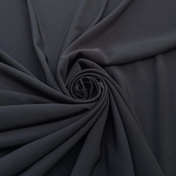 Crepe clothing fabric - black