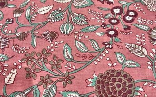 Tissu coton imprimé Indien
